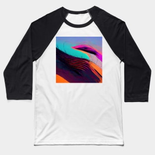 Vibrant Lines #5 Baseball T-Shirt